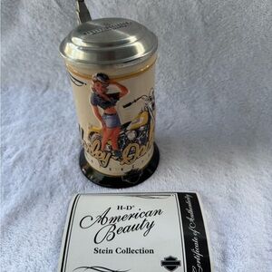 Harley-Davidson American Beauty Dottie Stein, a collectible beer stein